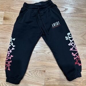 Amiri Kids Black Jogger Pants